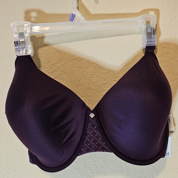 Chantelle Norah Chic Comfort Flex T-Shirt Bra 36H Aubergine NWT - Picture 1 of 4